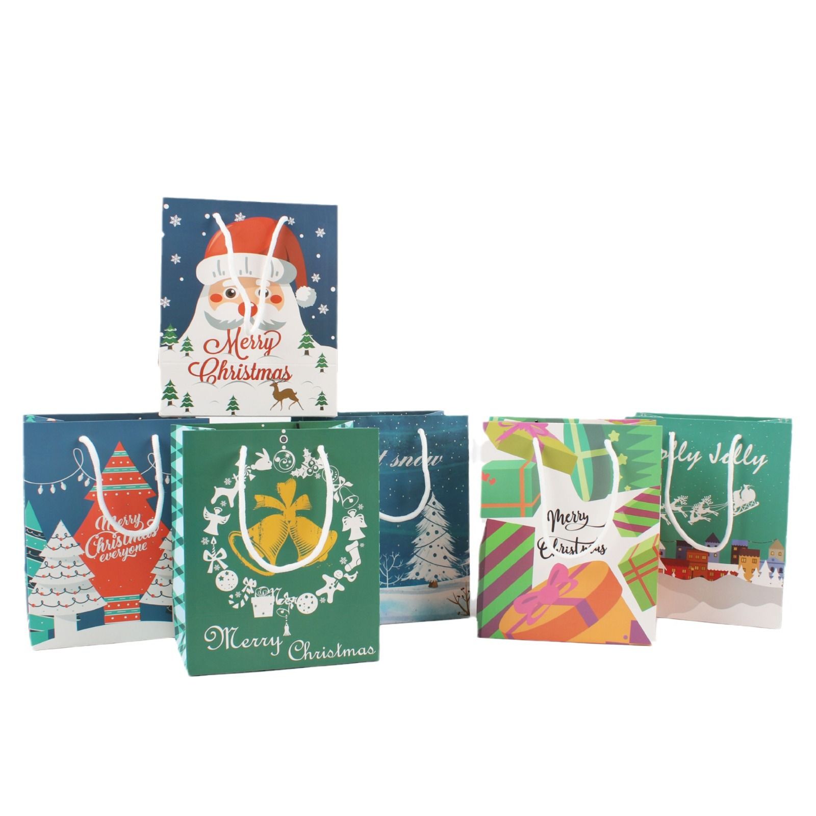 Wholesale Christmas Gift Packaging Pouch Bag for Ring Earrings Bracelet Pendant Exquisite with Handle