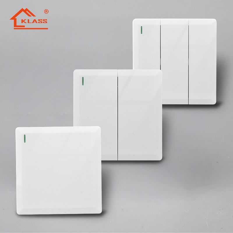 Wholesale Big Panel Design Wall Switch 220V Electrical Home Light Power Controlled Switch with Indicator