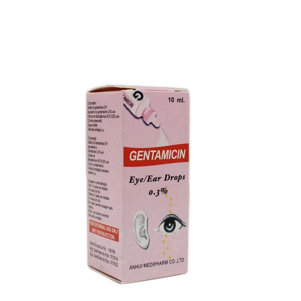 Vitamin GMP Medicin Gentamicin Ear Eye Drop 0.3% 10ml 1's/Box