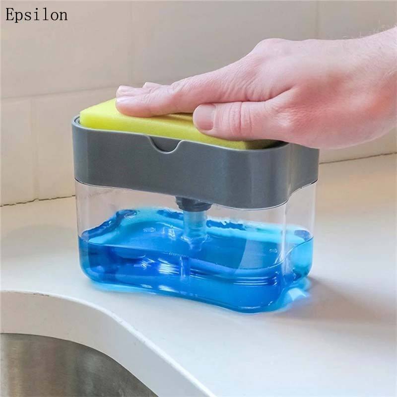Epsilon In Stock Dropshipping Press Soap Dispenser Kitchen Detergent Wash Presser