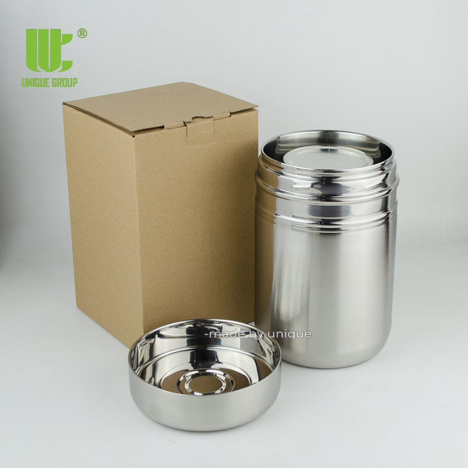 Stainless Steel Yogurt Maker Thermos Jar for Homemade Probiotic Fermentation
