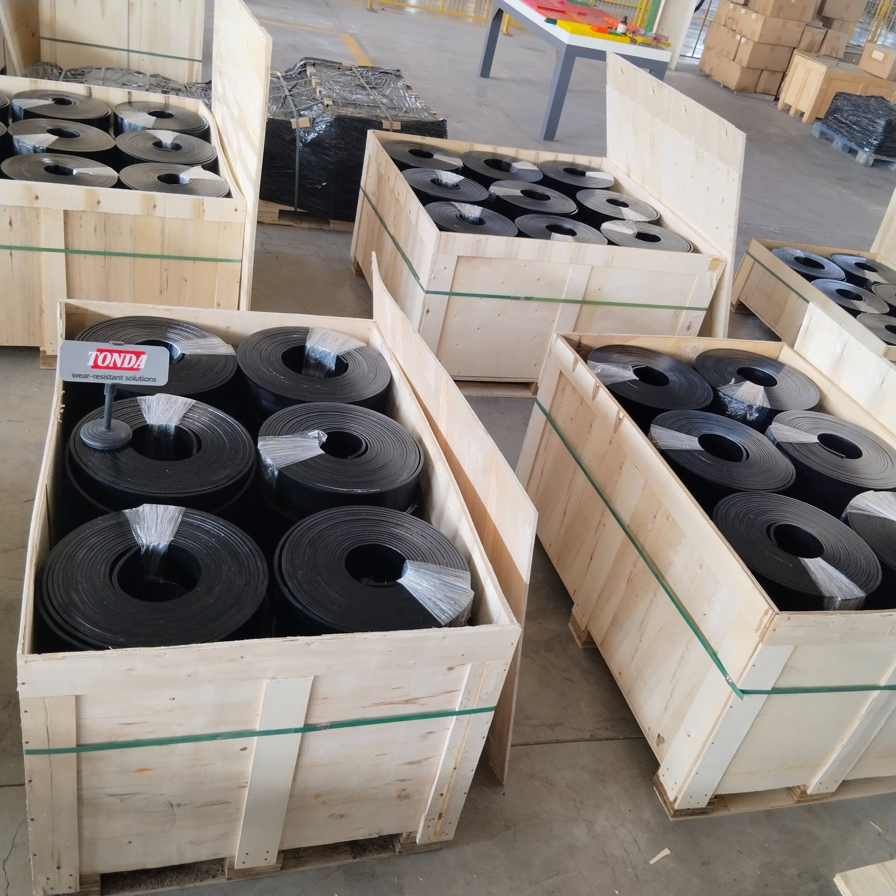 Impact-Resistant Protect Systems Tonda EVA Foam Sheet Polyurethane Conveyor Belt