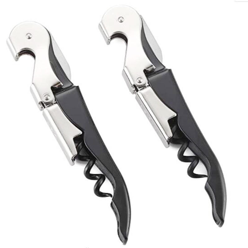 Factory Wholesale Low MOQ High Quality Metal Corkscrew Premium Wine Bottle Opener