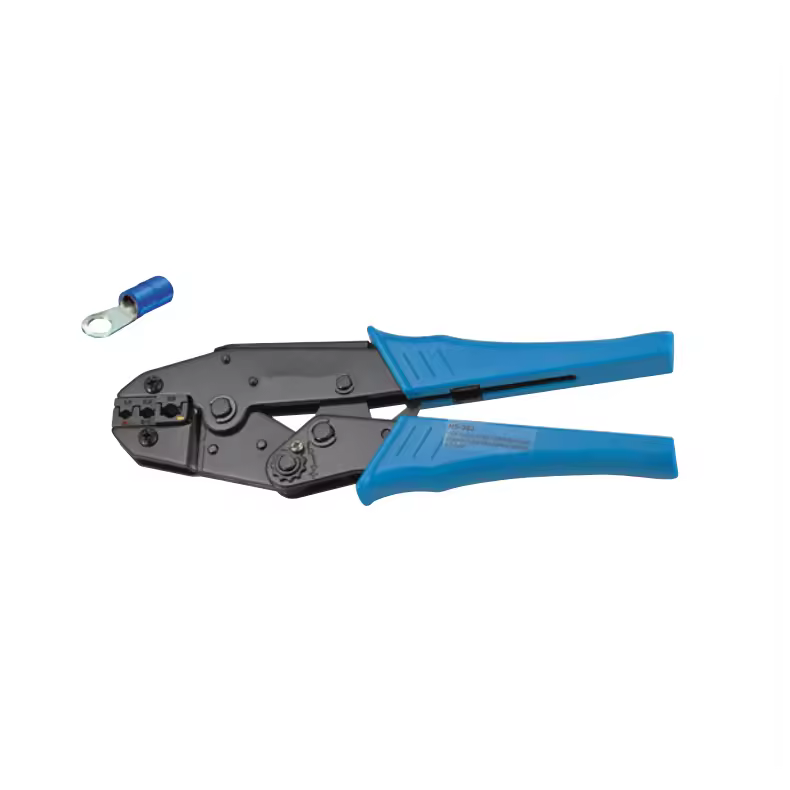Hs-30j 0.5-1.5mm2 1.5-2.5mm2 4-6.0mm2 European Style Ratchet Crimping Plier For Insulated Ring Fork Pin Type Wire Terminal