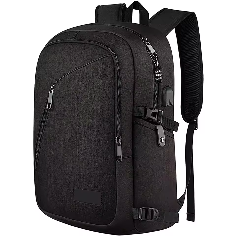 The Best Premium 15 Inch Usb Charging Travel Laptop Backpack Black Anti Theft Backpack With Lock