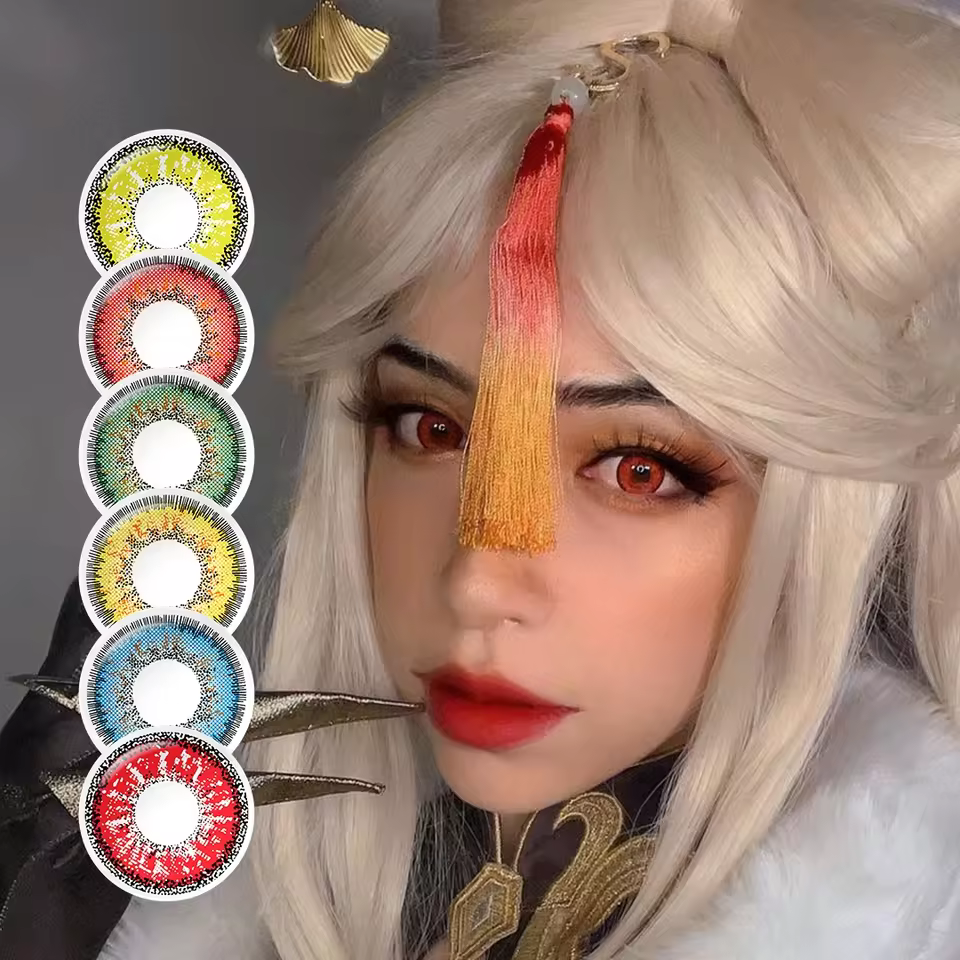 Hot Sales Pseyeche Halloween Contact Lenses Pseyeche Hollywood Dolly Eye Cosplay Soft Lens Circle Lenses Lentillas De Colores