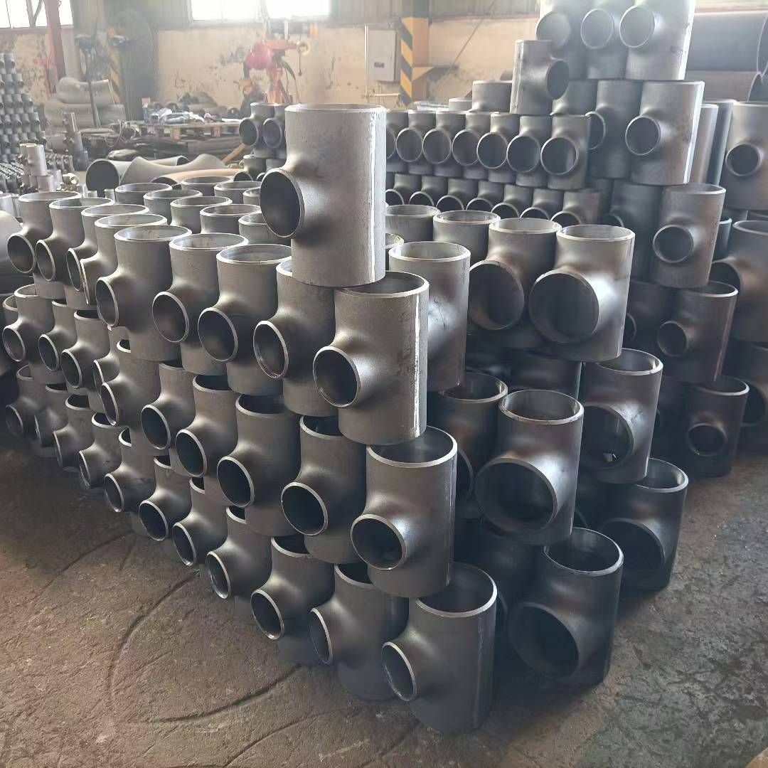 Best Selling DN100 4" Std Xs Pipe Tee Pipe Fitting Carbon Steel Equal Bw Seamless Steel Sch40 Tees