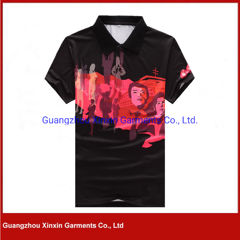 Quality Hot Selling Wholesale Men′ S Dry Fit Polo Shirts (P483)