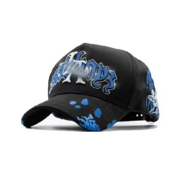 Top High Quality Gorras Barbas Originales Sad Boys Curved Crown Original Hat Embroidered Sports Hat Black 5 Panel Baseball Cap