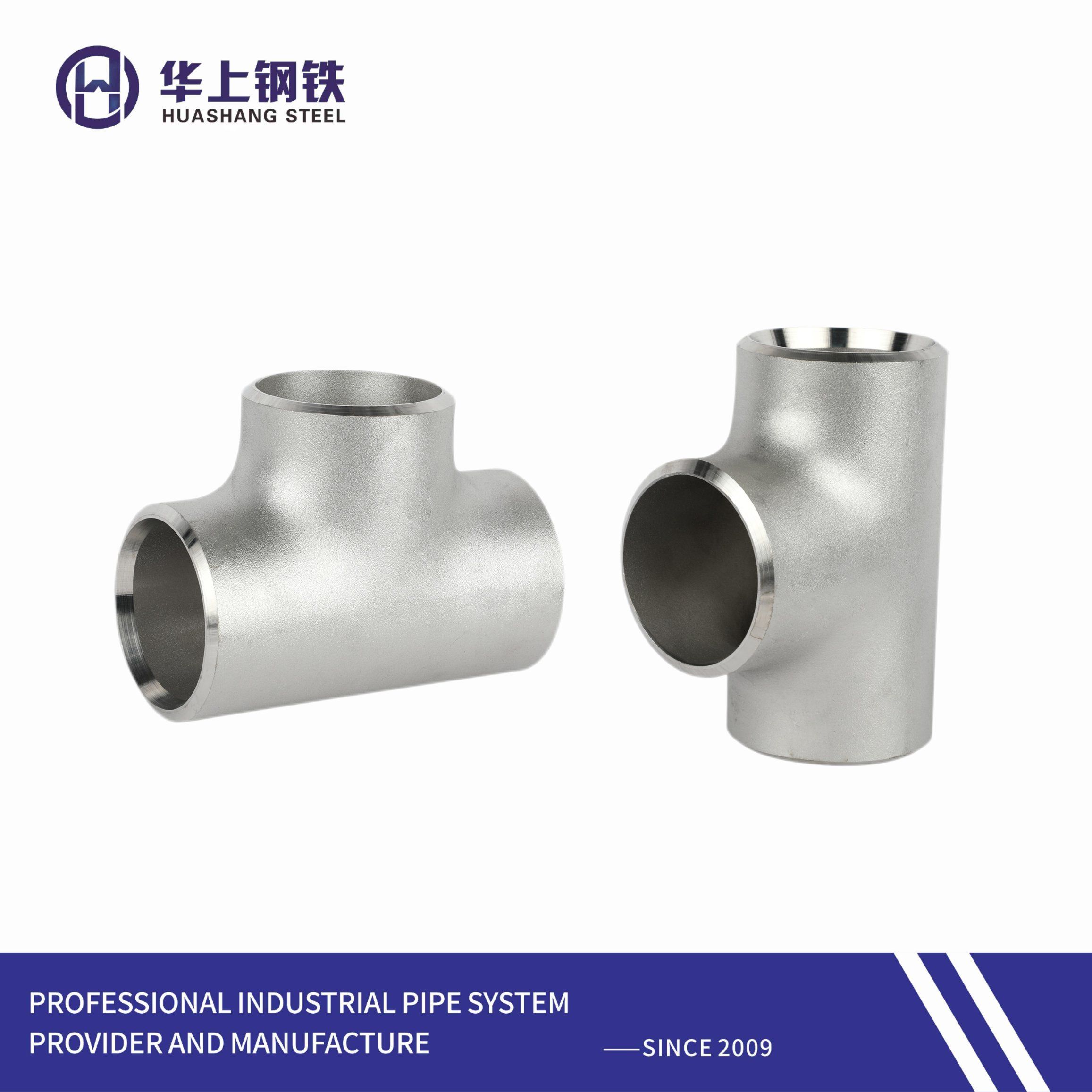 Best Selling High Quality Supplier Stainless Steel Butt Weld Tee Reducing Tee