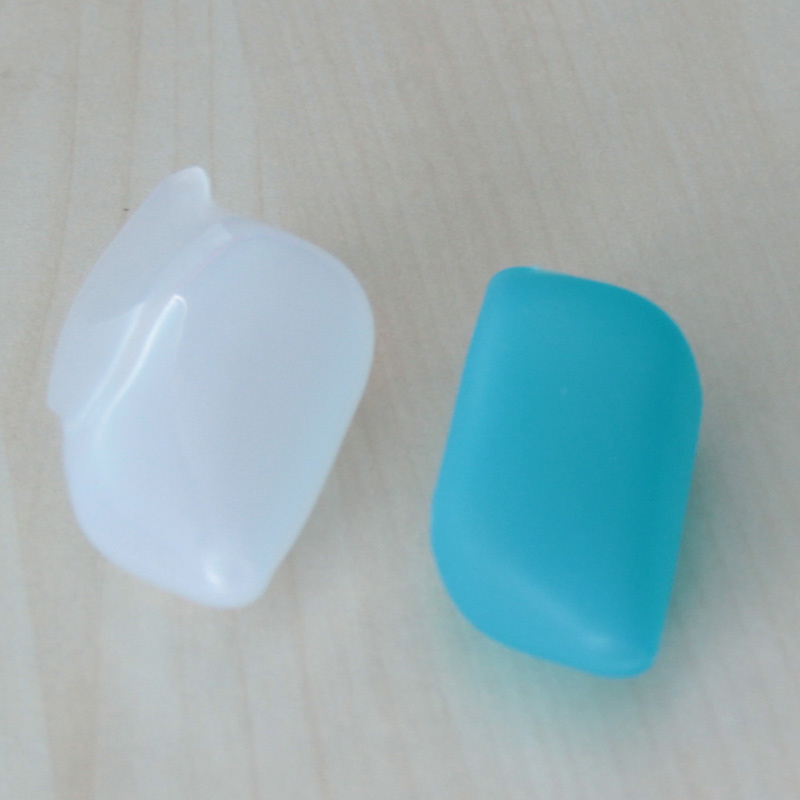 Food Grade Toothbrush Holder Head Case Cap Eco-Friendly Silicone Cover Portable Travel Toothbrush Holder
