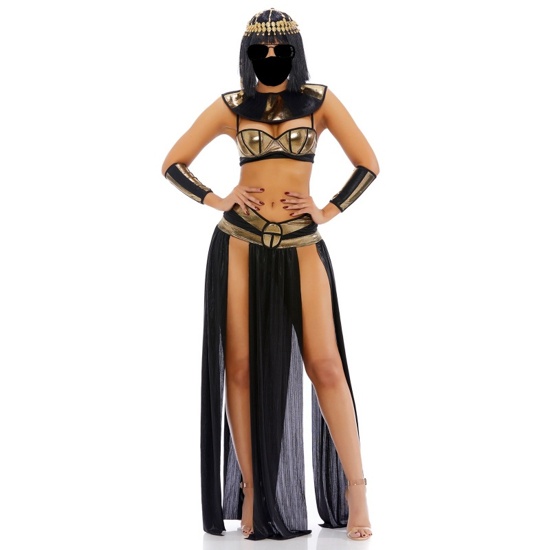 Authentic Cleopatra Costume - Luxurious Pharaoh Dress for Halloween MOQ 24 Sets Per Style 4ourcostumes
