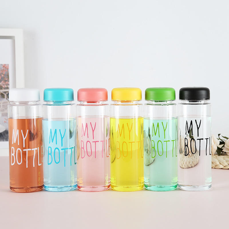Portable Hot Selling Cheap My Bottle Plastic Colorful Water Bottle for Adult