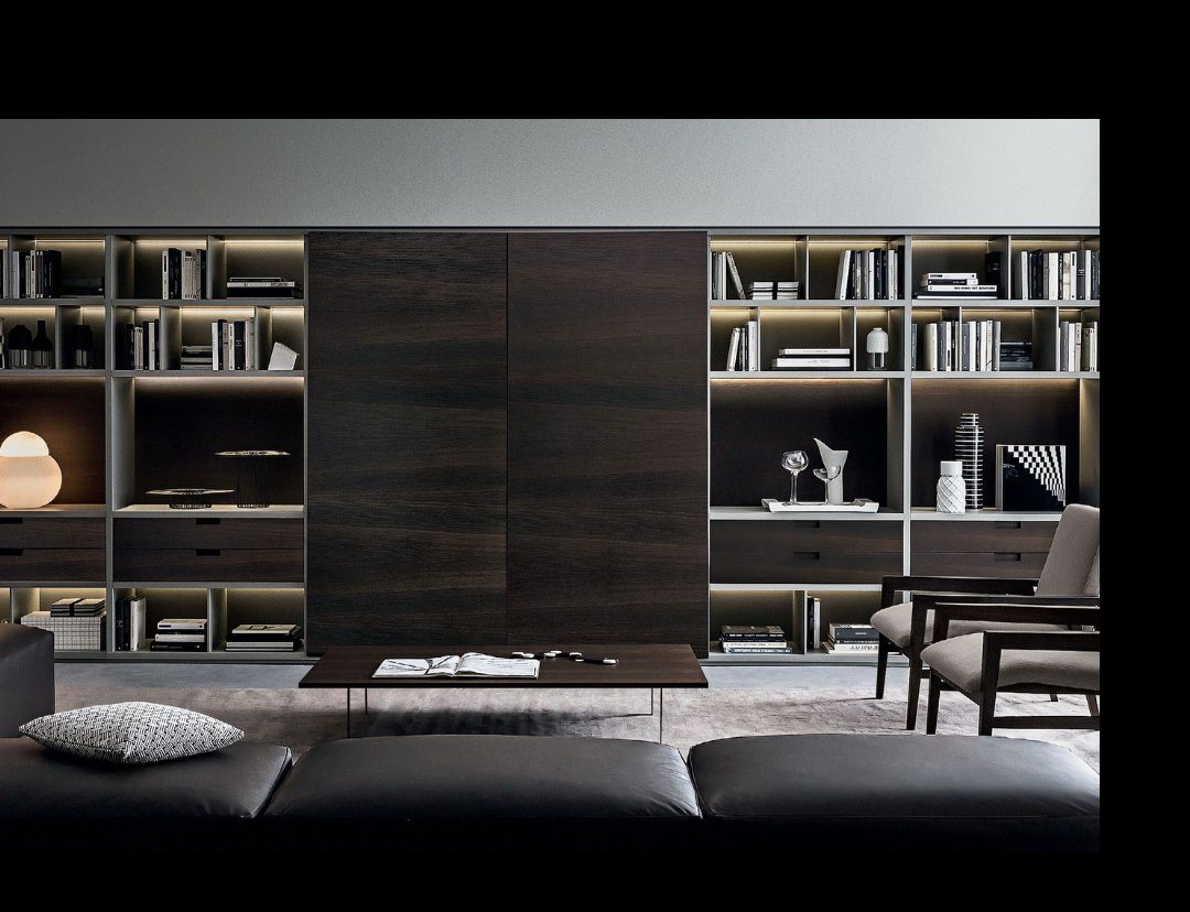 Modern Boutique Display Shelf with Wooden Box Wooden Book Rack Frame Bookshelf