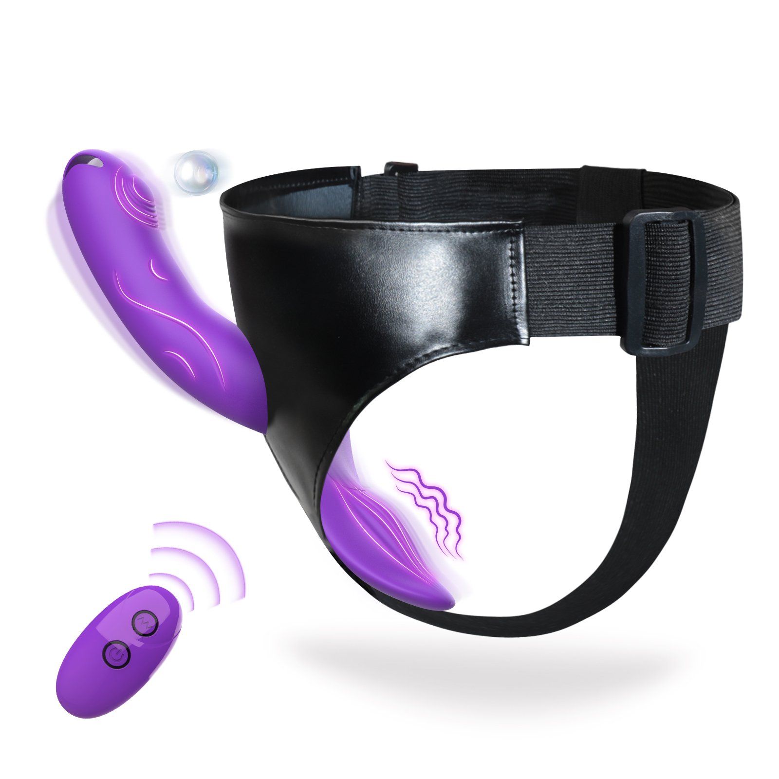 Wearable Dildo Lesibian Couple Sex Toy Vibrator with Remote and Panty