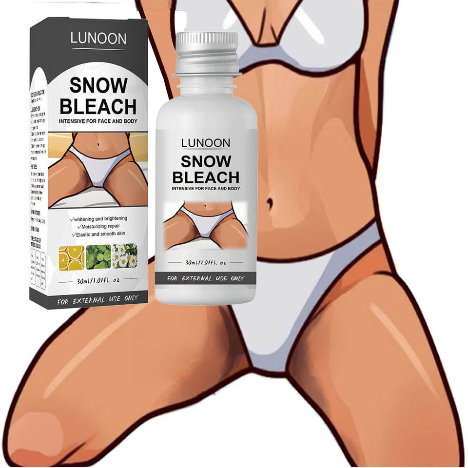 Inner Thigh Whitening Cream Lotion Vitamin C Infused Snow Bleach For Bikini Area & Underarms Female Body Whitening Cream