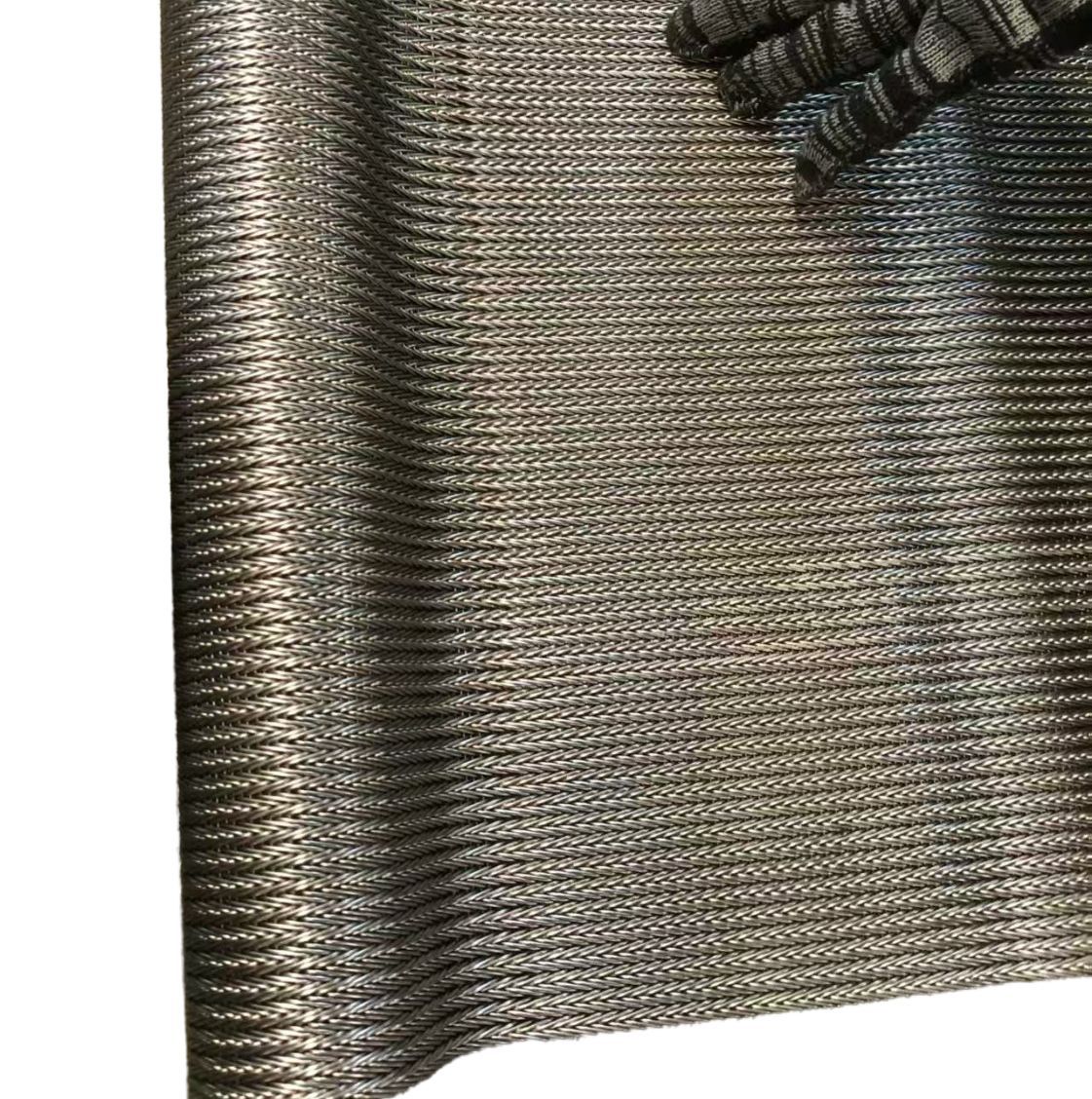 Hot Selling Stainless Steel Compound Balanced Wire Weave Mesh Conveyor Belts for Food Industry