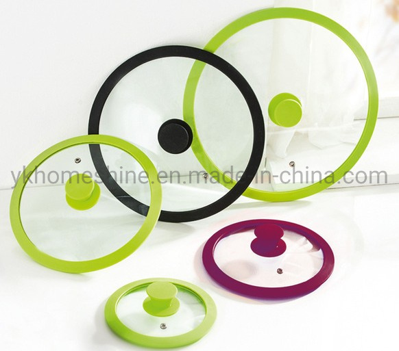 Explosion-Proof Transparent Silicone Glass Lid for Different Pots