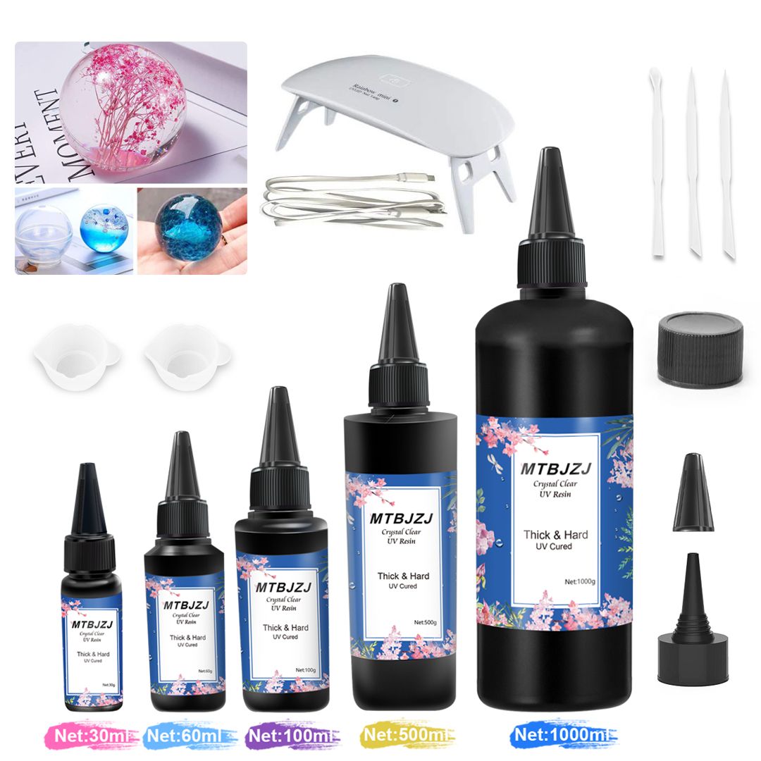 Wholesale UV Curing Resin with Matericals Acrylic for Making Crafts Epoxy Resin Crystal Casting