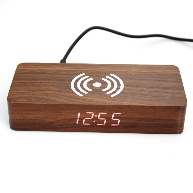 New Arrival Retro Digital Clock - Portable Wireless Charger Gift Idea