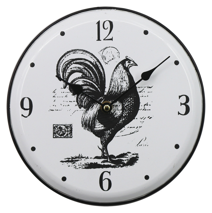 Small Size Farmhouse Design Iron Wall Clock