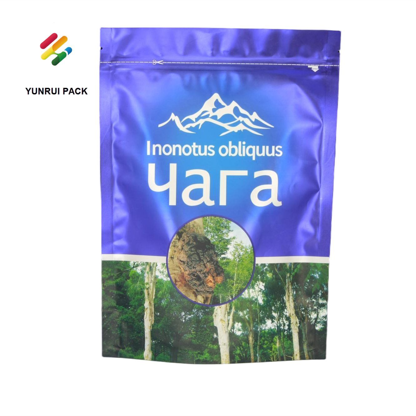 Private Label Resealable Flat Bottom Plastic Packaging Ziplock Pouches Bag Aluminum Foil Standup Pouch for Food