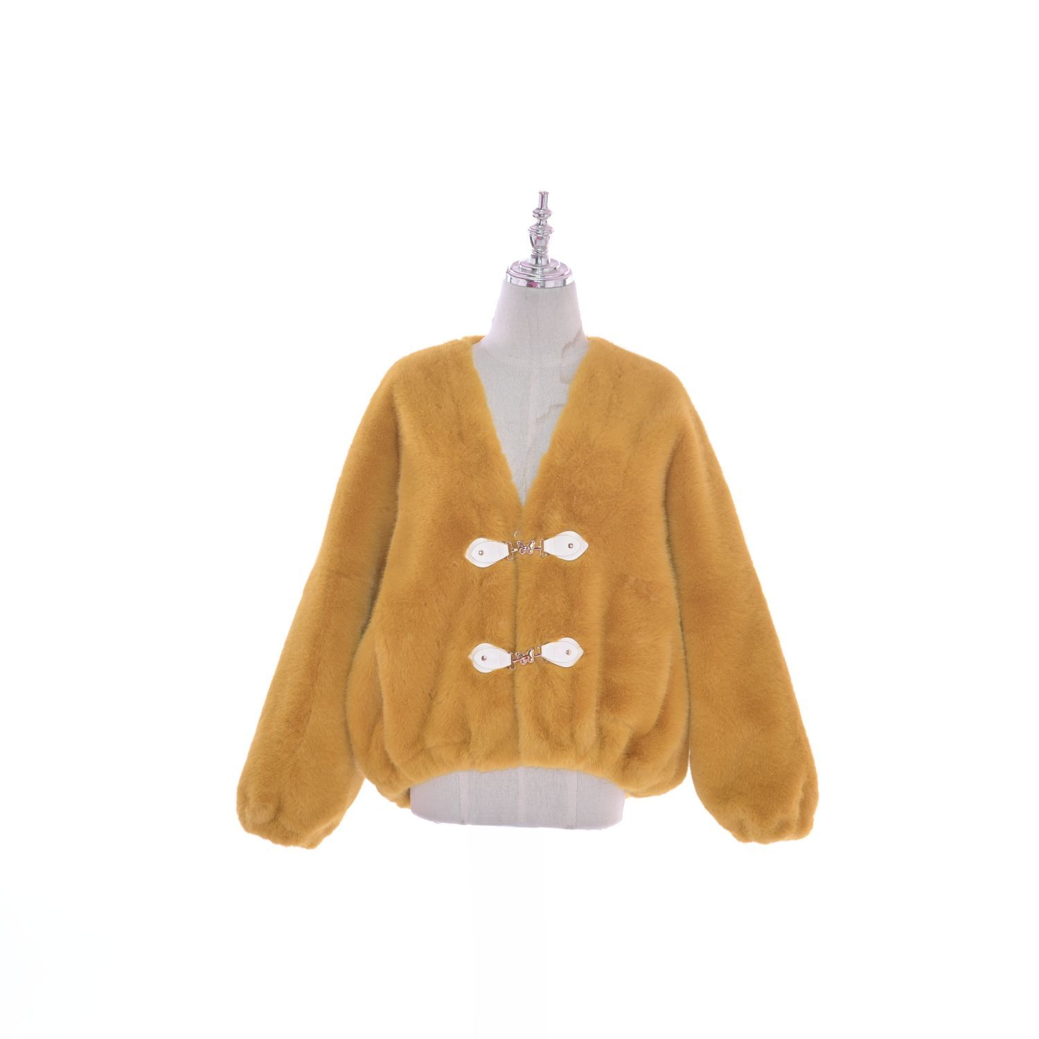 Slimming Short Design: Premium Mink Plush Winter Jacket