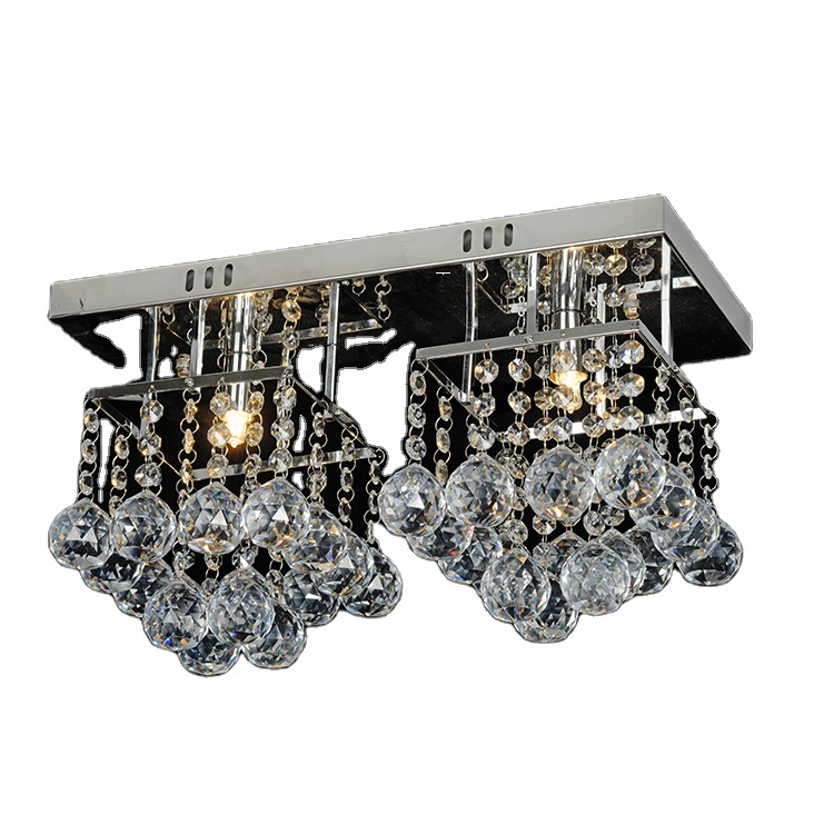 Modern Chandelier Crystal Lamp Ready to Ship China Fancy Bronze Pendant Light Luxury Crystal Chandelier Home Lighting Golden Leaf Porch Hanging Chandelier