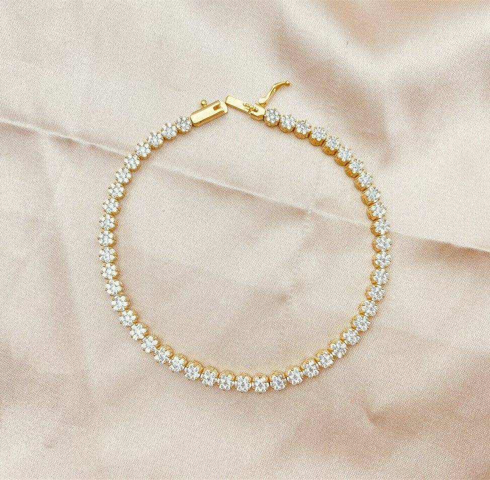 Factory Direct Supply 925 Sterling Silver Tennis Bracelet