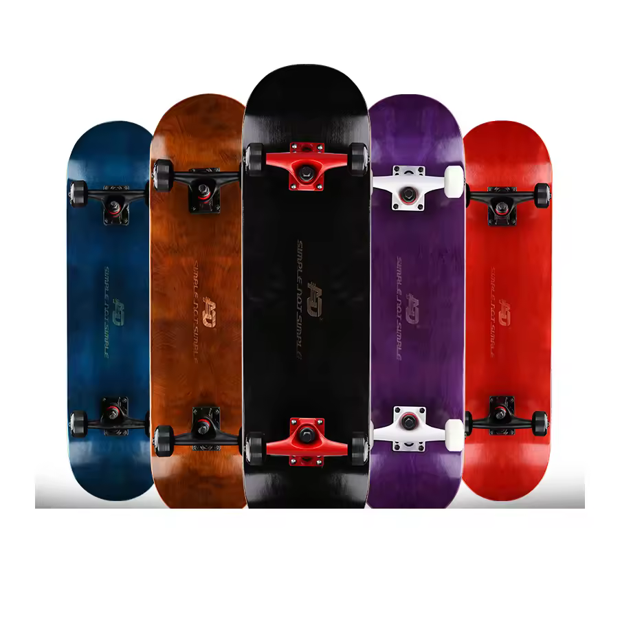 31 8 Inch Blank Wood Deck Pu Wheels Skateboard With Grip Tape In Stock