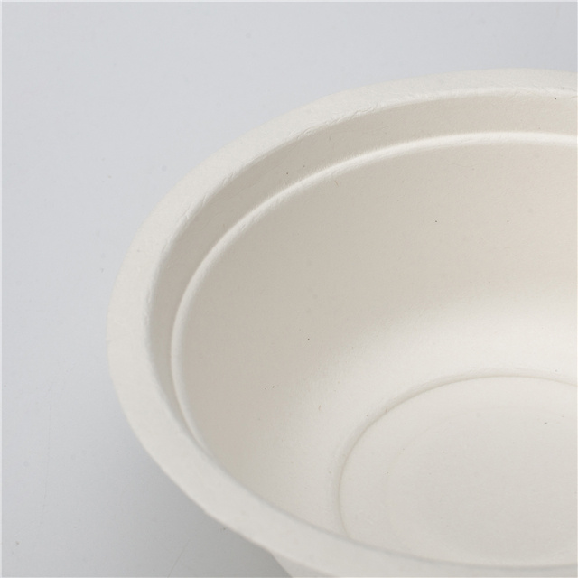 Low MOQ Personalized Utensils with Clear Lid Meal Prep Containers Ramen Bowl Soup Bowl Bagasse Bowl