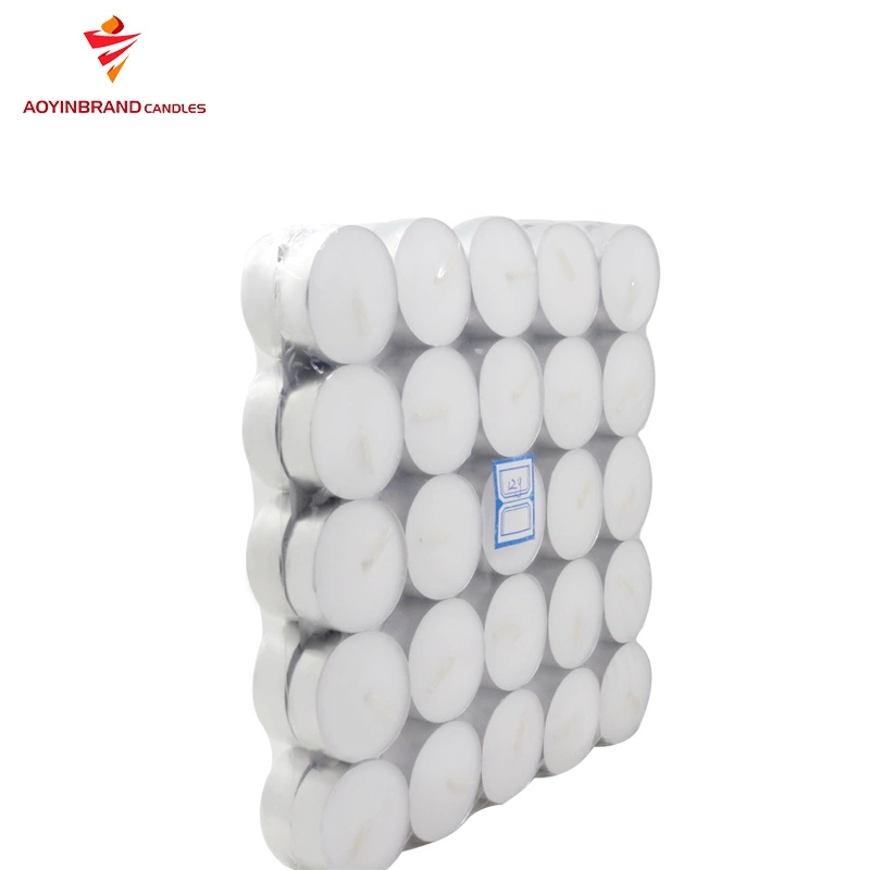 Wedding Favors Candles White Mini Tea Light Candles in Plastic Bag