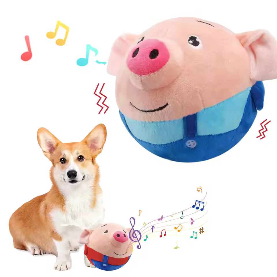 Funny Pig Electronic Interactive Dog Plush