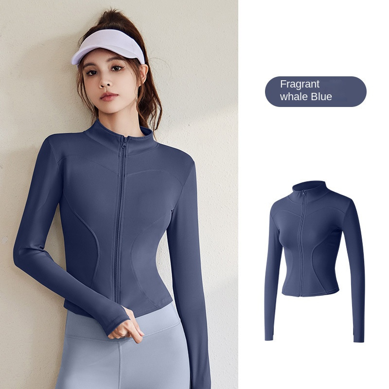 Functional Yoga Jacket and Workout Top for Spring and Summer