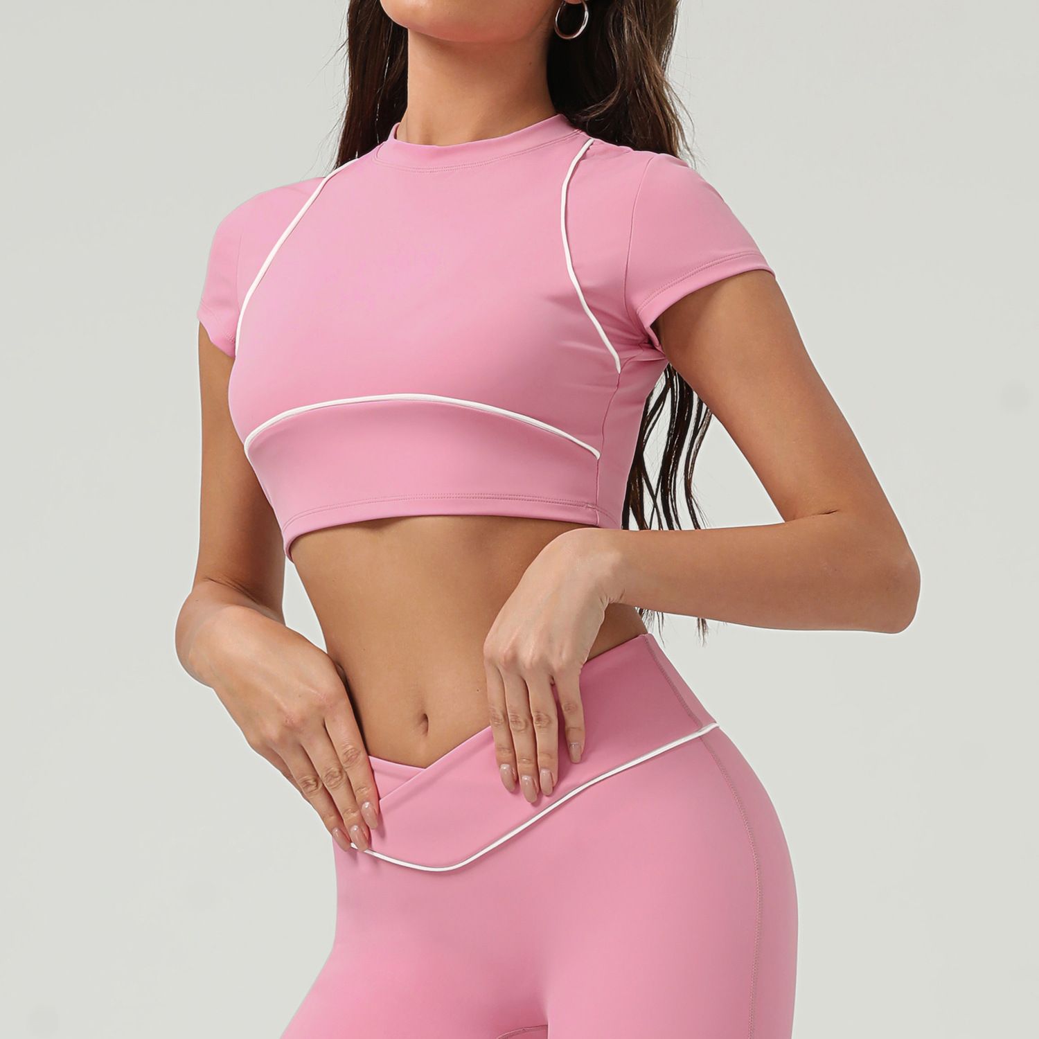 Original Quality/Taste Yoga T Shirts Short Sleeve Fitness Wear Gym Clothing T Shirt Clothing Clothes Fashion Fitness