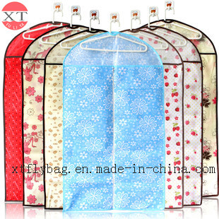 Non Woven Polyester Suit Cover Garment Storage Bag Dust-Proof BSCI