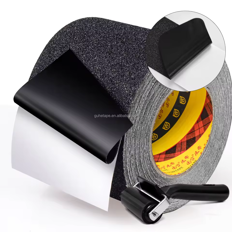 Heavy Duty Anti Slip Tape,Best 80grit Friction For Stairs Outdoor/indoor Safety Non Skid Tread Staircases Traction Tape Black