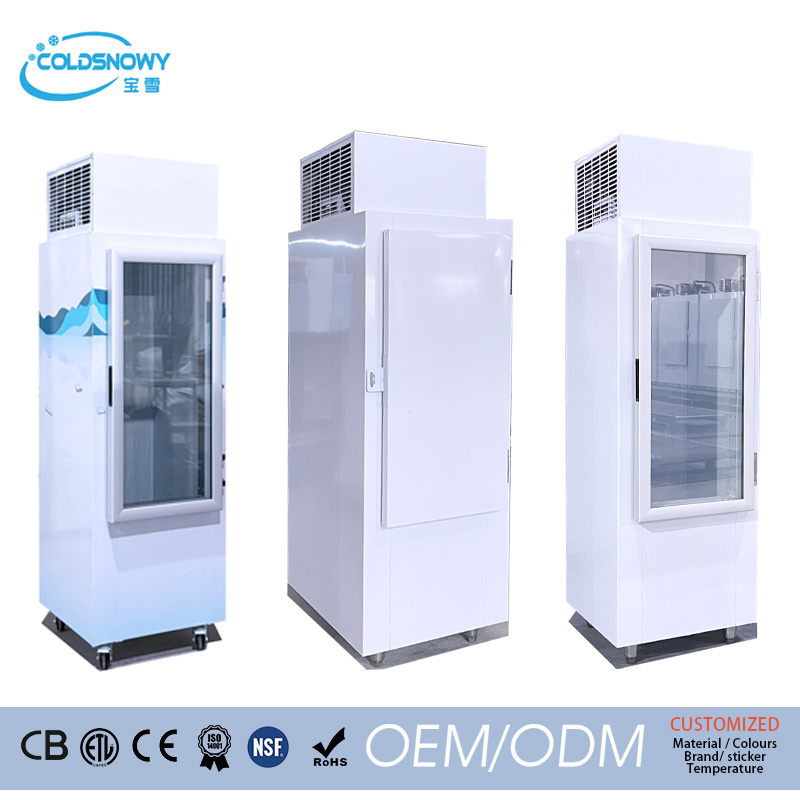 High Quality Indoor Single Door Ice Merchandiser Ice Storage Commercial Fridge Factory Wholesale Ice Storage Bin