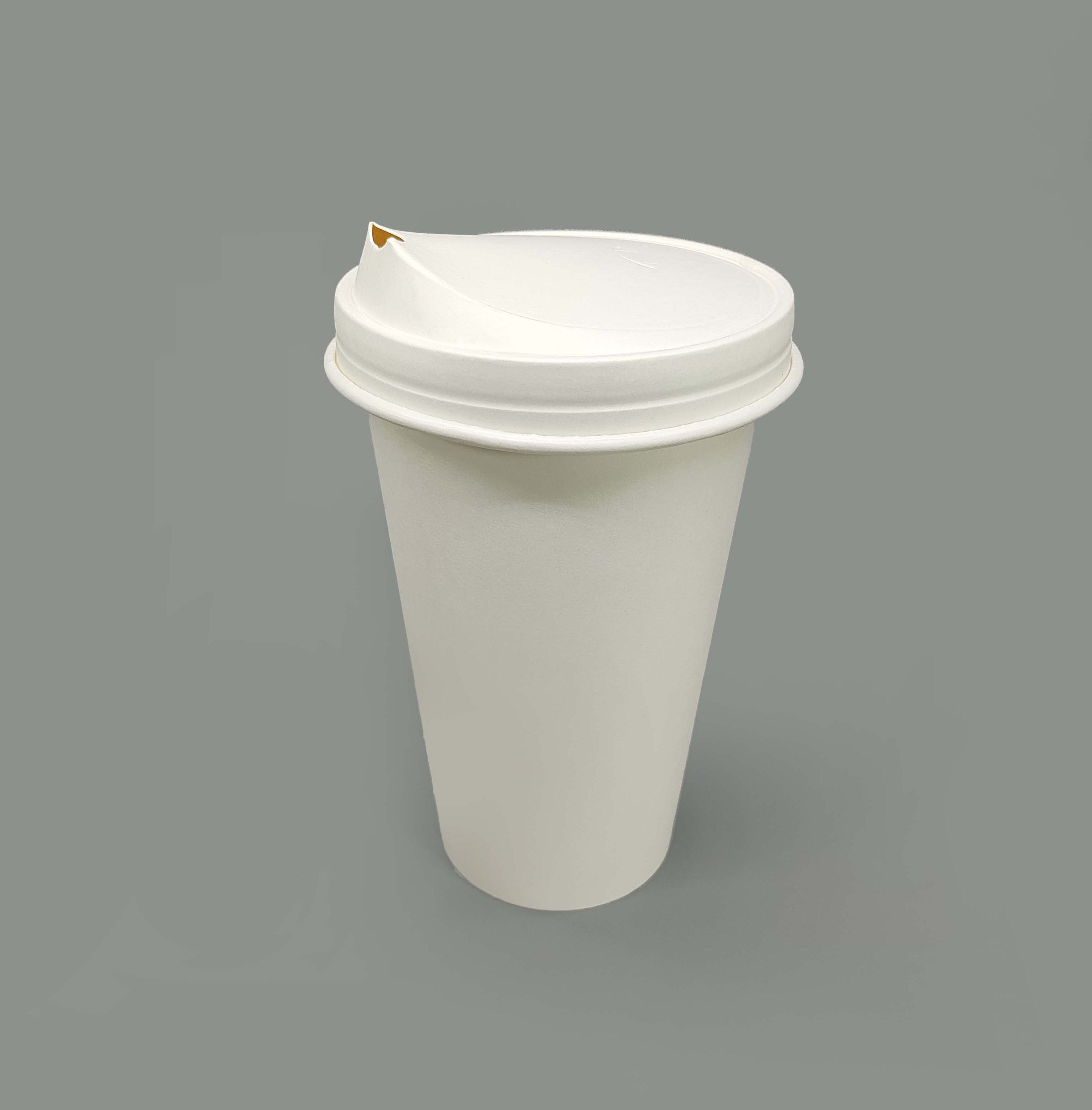 Wholesale Bulk Cheap Price Food Safe Disposable Compostable 80 90mm Plastic Paper Lid for Vending Coffee Juice Takeout Cup Cafe Beverage Packaging Drinkware