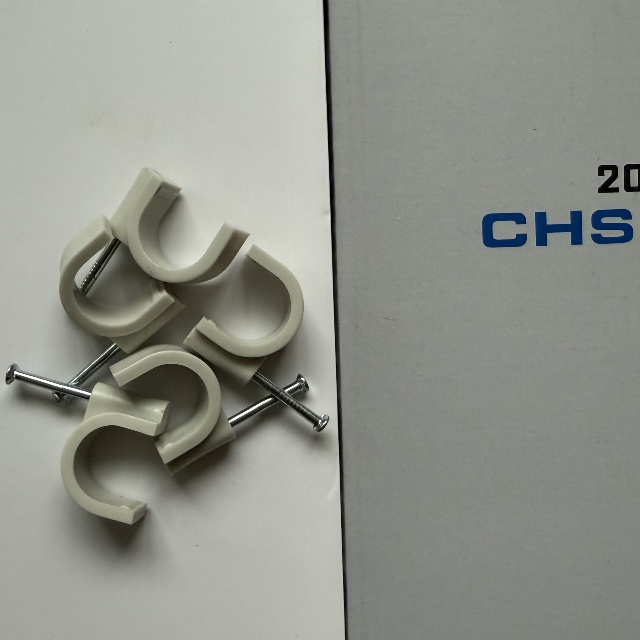 Factory Price OEM CE Approved Grey High Quality Circle Cable Clips