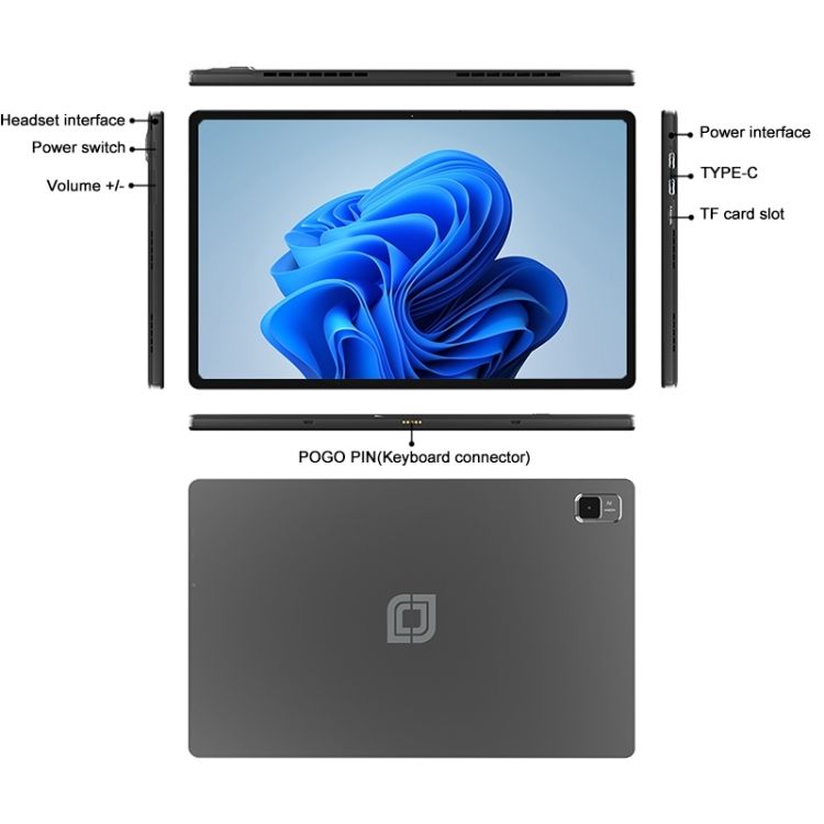 Best Selling 12gb+512gb No Keyboard 12 Inch Jumper Ezpad V12 Pro Tablet Pc Win11 Home Os Intel Lake N100 Quad Core