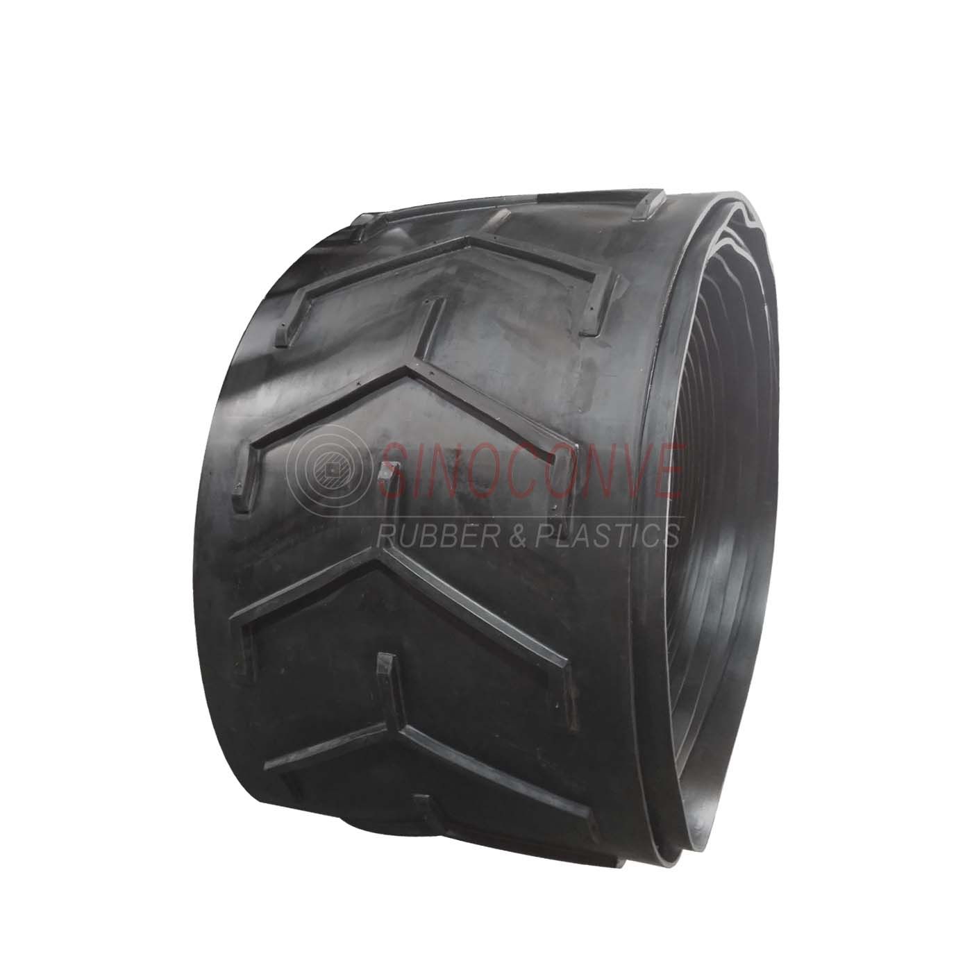 Hot Sales Top-Convex Herringbone Chevron Conveyor Belt for Coal Transport Rubber Conveyor Belts
