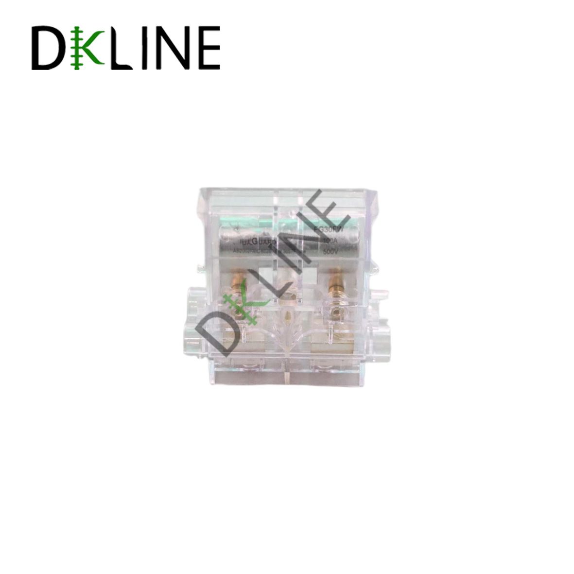 9 a 10A 20A Glass Fuse Holder Transparent Holder with Transparent Cover Fuse Blocks Insurance Header
