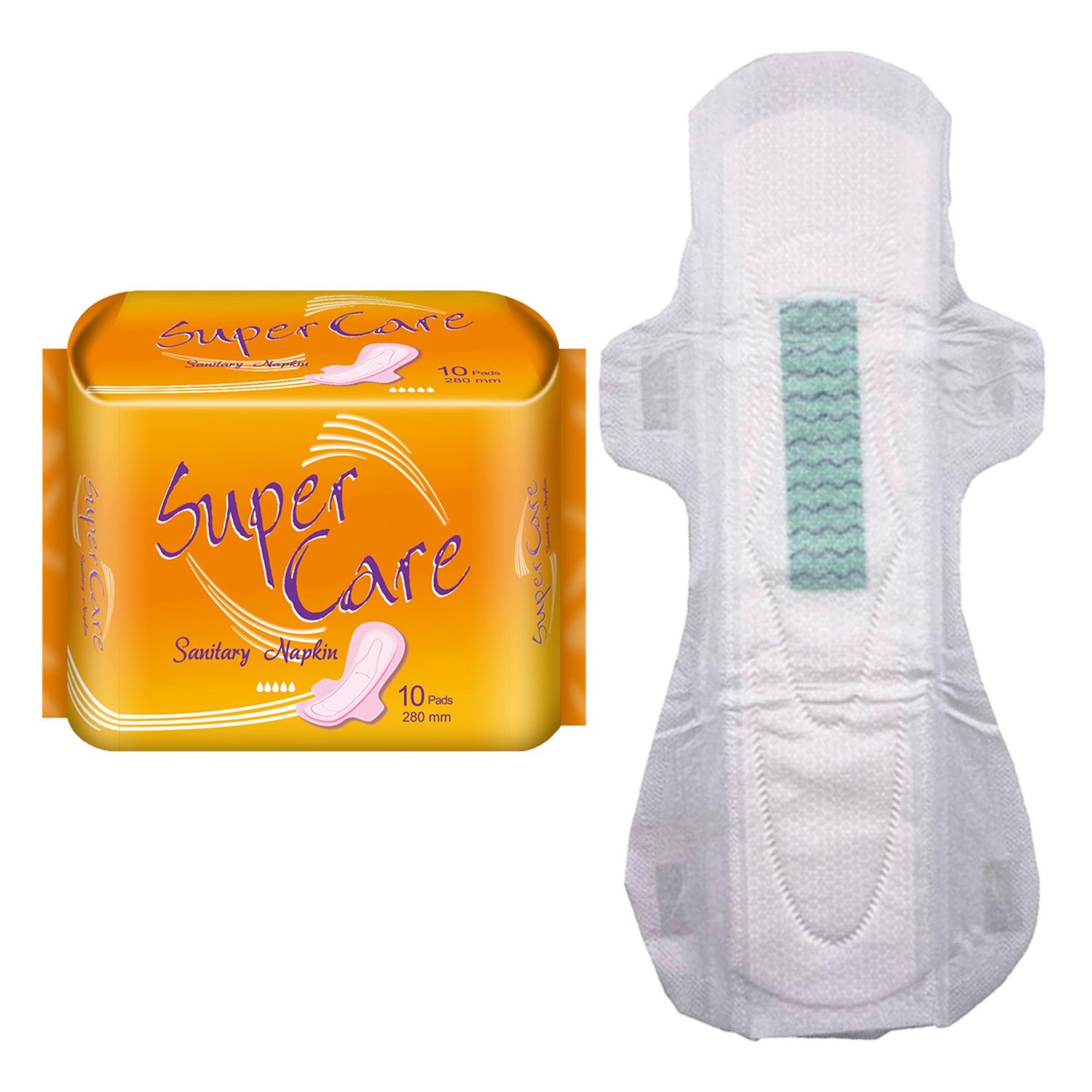 Hot Sell Cotton Sanitary Pad Organic Private Label Wholesale Low Price Organic Cotton Anion Sanitary Pad