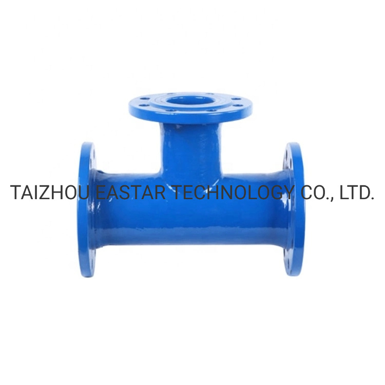 Factory Stock Di Flanged Pipe Fitting Equal Tee
