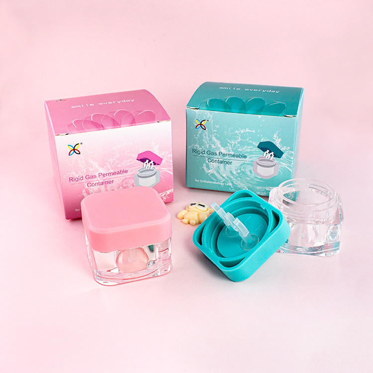 Eco-Friendly Contact Lens Case High Quality Rgp Hard Contact Lens Container