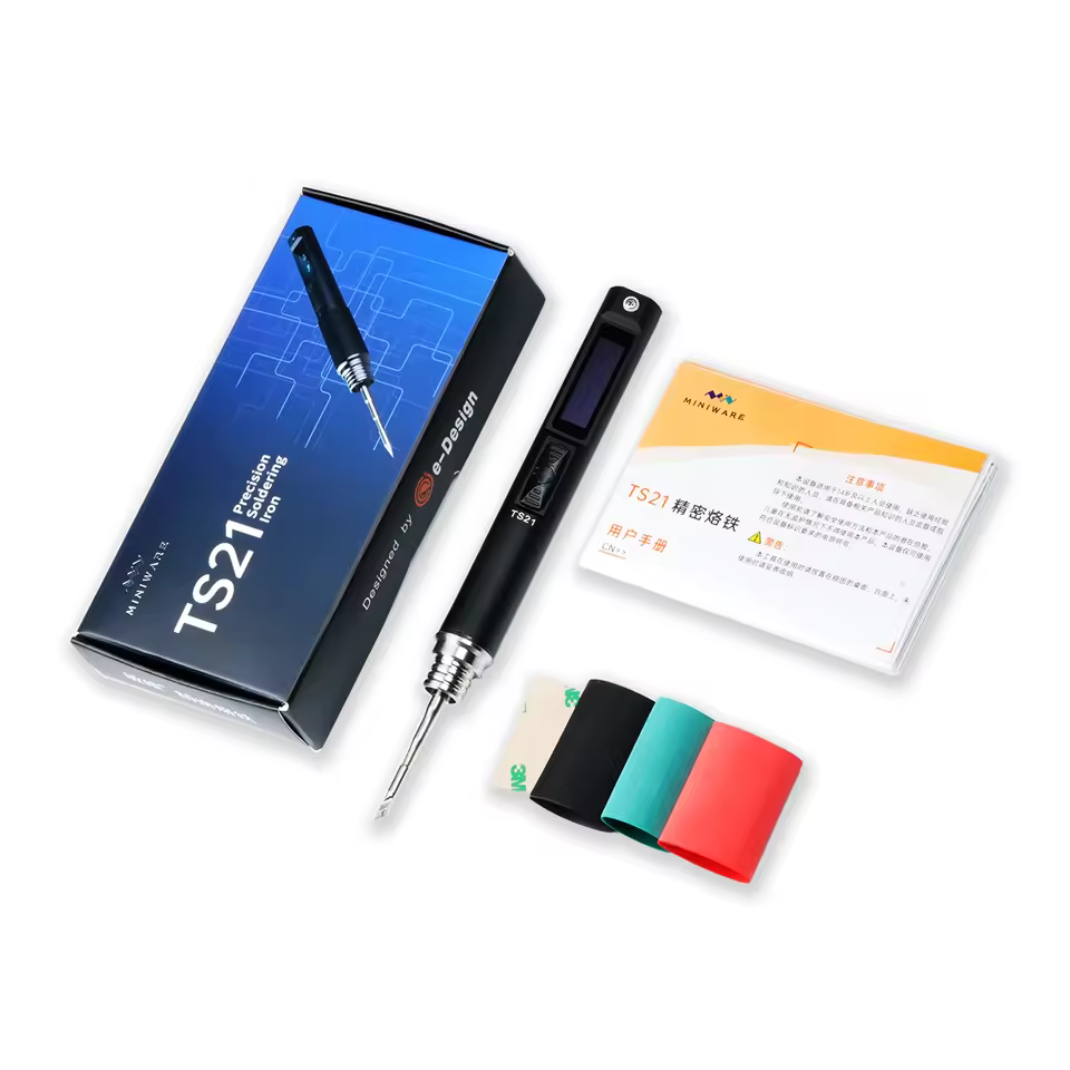 New 2025 Miniware Ts21 Digital Display 100w Max High Power Welding Pen Household Welding Repair Kits Precision Soldering Iron