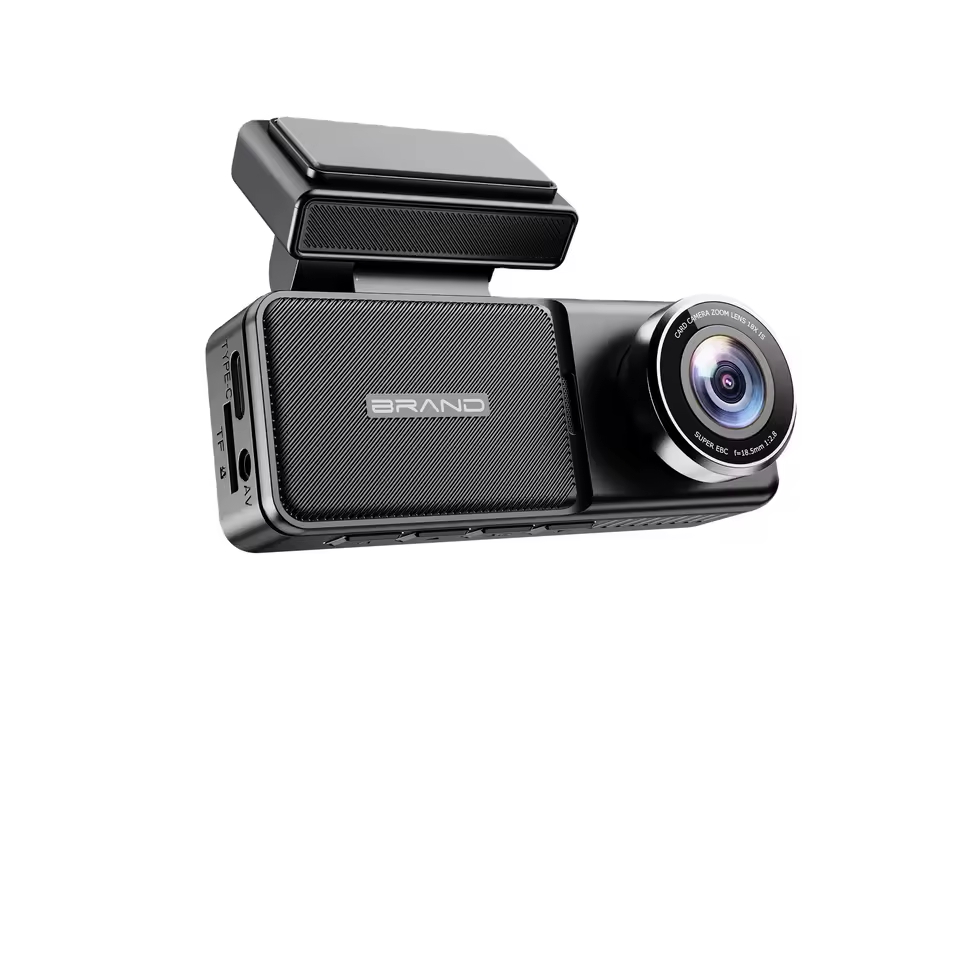 New 4k Dual Lens Dash Cam 3.2 Inch Ips Screen Front Rear Car Camera Built-in Wifi Gps Black Box