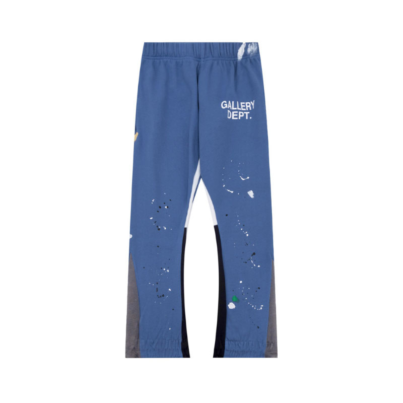 Original Gallery Dept Jogger Pants with Logo Print Washed Blue