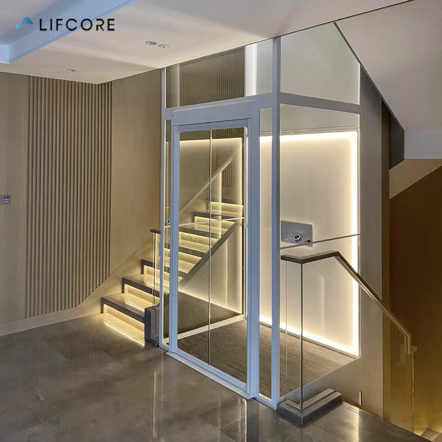 2024 Modern Design Luxurious Home Elevator Villa Small Residential Lift for People